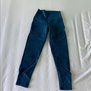 Aerie move/OFFLINE leggings blue high rise